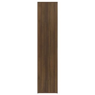 vidaXL Schoenenkast 80x39x178 cm bewerkt hout bruineikenkleurig