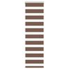 vidaXL Zebra rolgordijn 40x150 cm stofbreedte 35,9 cm polyester bruin
