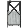 vidaXL Nachtkastje 2 pcs Grijs Sonoma 40 x 31 x 60 cm Bewerkt hout