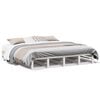 vidaXL Bedframe zonder matras massief grenenhout wit 200x200 cm