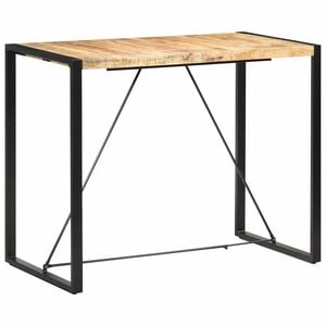 vidaXL Bartafel 140x70x110 cm massief mangohout