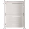 vidaXL Tuinpoort 100x120 cm roestvrij staal