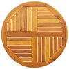 vidaXL Tafelblad rond &Oslash; 70x2 cm massief acaciahout