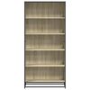 vidaXL Boekenkast 80,5x35x170,5 cm bewerkt hout sonoma eikenkleurig