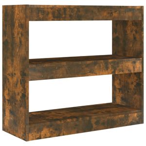 vidaXL Boekenkast/kamerscherm 80x30x72 cm gerookt eikenkleurig
