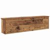 vidaXL Wandgemonteerde kapstok Oud hout 100 x 16 x 26 cm Bewerkt hout