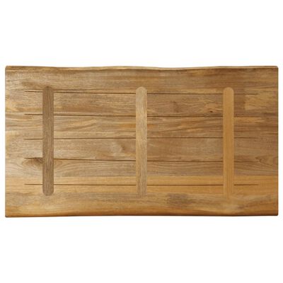 vidaXL Tafelblad met natuurlijke rand 120x60x3,8 cm massief mangohout