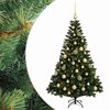 vidaXL Kunstkerstboom met Ballen 120 cm 150 LED's Warmwit