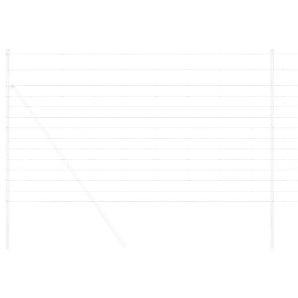 vidaXL Weidehekwerk Zilver 25 x 1,4 m Gegalvaniseerd staal