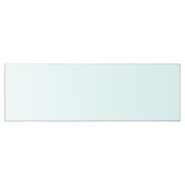 vidaXL Wandschap transparant 90x30 cm glas