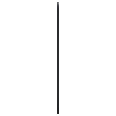 vidaXL Spiegel wandgemonteerd 45x100 cm ovaal zwart