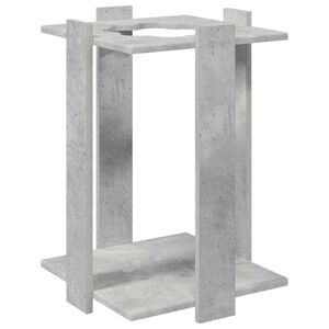 vidaXL Hengelhouder Bewerkt hout 42 x 43 x 60 cm Betongrijs