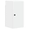 vidaXL Badkamer wandkast BREDA Wit 30 x 31 x 59 cm Bewerkt hout