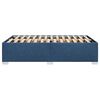vidaXL Bedframe zonder matras 120x200 cm stof blauw