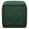 vidaXL Poef 2 st 30x30x30 cm fluweel groen