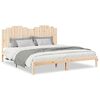 vidaXL Bedframe extra lang zonder matras massief hout 180x220 cm