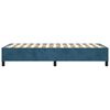 vidaXL Boxspring bed 90x200 cm fluweel donkerblauw