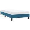 vidaXL Bedframe zonder matras 80x210 cm fluweel donkerblauw