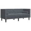 vidaXL Bank Donkergrijs 174 x 74,5 x 70,5 cm Fluweel