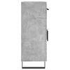 vidaXL Dressoir 69,5x34x90 cm bewerkt hout betongrijs