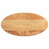 vidaXL Tafelblad 80x40x4 cm ovaal massief eikenhout lichtbruin