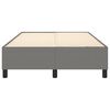 vidaXL Boxspring bed 120x200 cm stof donkergrijs