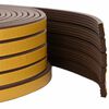 vidaXL Zelfklevende raamafdichting Bruin 10 x 4 mm 12 m EPDM-schuim