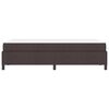vidaXL Boxspringbed Donkerbruin 120 x 190 cm Stof