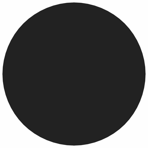 vidaXL Zelfklevende Schroefhoes 2 pcs Zwart &Oslash; 20 x 0,5 mm