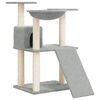 vidaXL Kattenmeubel met sisal krabpalen 83 cm lichtgrijs