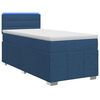 vidaXL Boxspringbed met matras met hoofdeinde Blauw 100 x 200 cm Stof