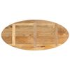 vidaXL Tafelblad ovaal 110x40x2,5 cm massief mangohout