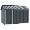 vidaXL Vogelkooi Antraciet 215 x 112 x 141 cm Gegalvaniseerd staal