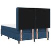 vidaXL Boxspring bed met matras met hoofdeinde Blauw 160 x 200 cm Stof