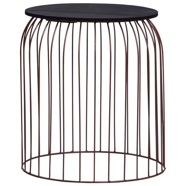 vidaXL Salontafels 3 st koperkleurig