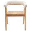 vidaXL Eettafelstoelen 2 pcs Naturel 54 x 57 x 73 cm