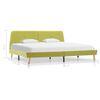 vidaXL Bedframe stof groen 180x200 cm