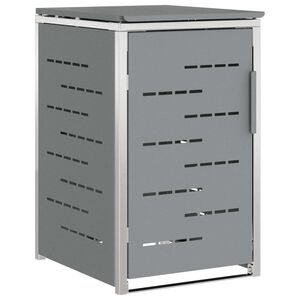 vidaXL Containerombouw for 1 Bin 240L Grijs