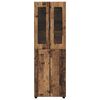 vidaXL Hoge kast FLORIN Oudhout 60 x 35 x 182 cm Bewerkt hout