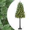 vidaXL Kunstmatige Inklapbare Kerstboom 120 cm 150 LED's Warmwit