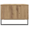 vidaXL Salontafel 90x50x36,5 cm bewerkt hout artisanaal eikenkleurig