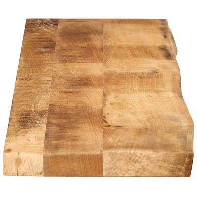 vidaXL Tafelblad met natuurlijke rand 140x30x3,8 cm massief mangohout