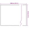 vidaXL Raamfolie mat 45x2000 cm PVC grijs