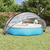 vidaXL Pooldome Doorzichtig 405 x 405 x 192 cm PVC