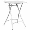 vidaXL Bistrotafel Wit 55 x 55 x 72,5 cm Poedercoating staal