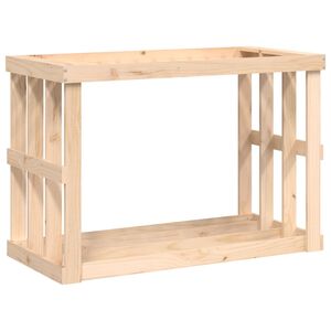 vidaXL Houtblokhouder 108x52x74 cm massief grenenhout