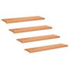 vidaXL Traplopers 4 st 120 x 30 x 2 cm Lak Massief beukenhout