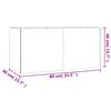 vidaXL Plantenbak 80x40x40 cm cortenstaal