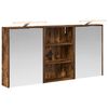 vidaXL Badkamerkastenset 3 st 126 x 16 x 62.5 cm Bewerkt hout