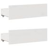 vidaXL Bedframe zonder matras met lades grenenhout wit 140x200 cm